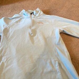 Powder blue north face fleece